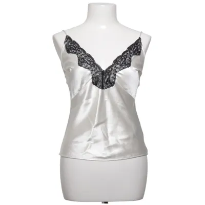 Pyjamatop (Wit, Zwart) van Gina Tricot Elastaan, Gerecycled polyester