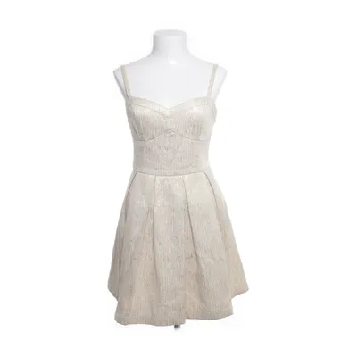 Kjole (Beige, Guld) fra Hollister Bomuld, Metallfiber, Polyester