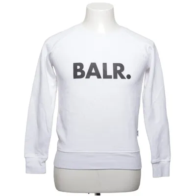 Collegetröja (Vit, Svart) från Balr. Bomull, Polyester