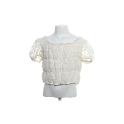 Crop top (Wit) van Zara Viscose