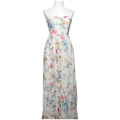 Maxi jurk (Wit, Meerkleurig) van Bershka