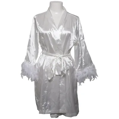 Dressing gown (White) Elastane, Polyester