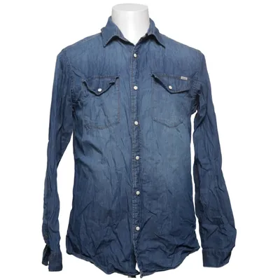 Denim blouse (Jjvsean Shirt L/S Western Noos) van Jack & Jones Vintage Katoen