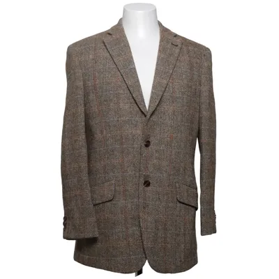 Blazer (Brown, Multicolored) from Harris Tweed Wool