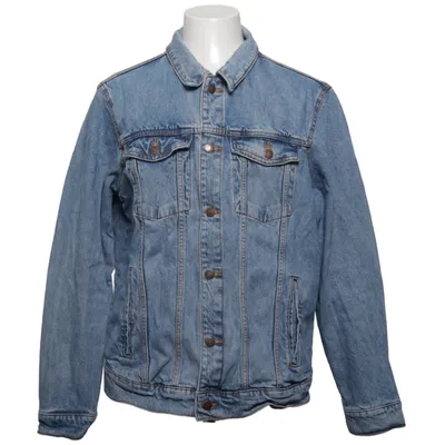 Veste en jean (Bleu) de Pull & Bear Coton, Élasthane