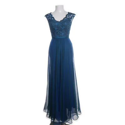 Evening gown (Blue) from La Femme Polyester