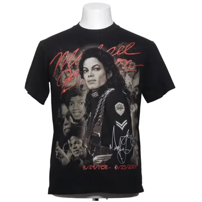 T-shirt (Zwart) van Rock-Mang Katoen