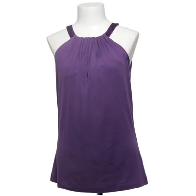 Tanktop  (Lilla) fra Massimo Dutti Woman Bomuld, Silke