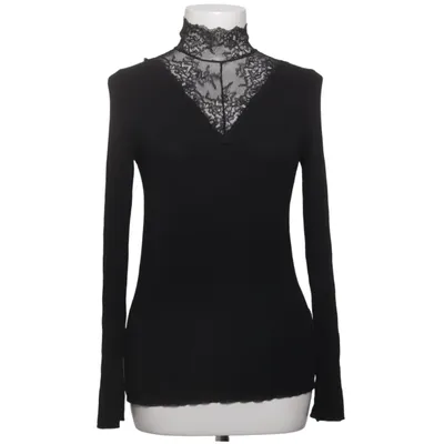 Top (Pcsiri Ls T-Neck Top Noos) fra Pieces Elastan, Viscose