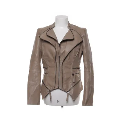 Biker jacket (Beige) from Noémi Kent Polyester, Polyurethane