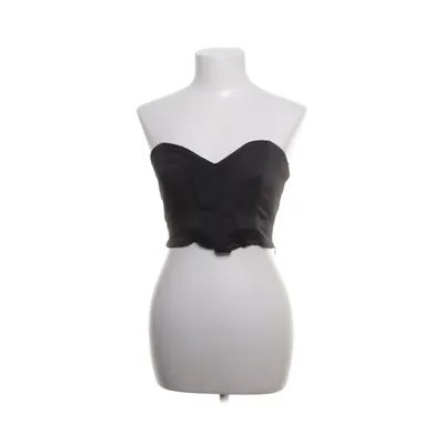 Crop top (Zwart) van Zara Polyester