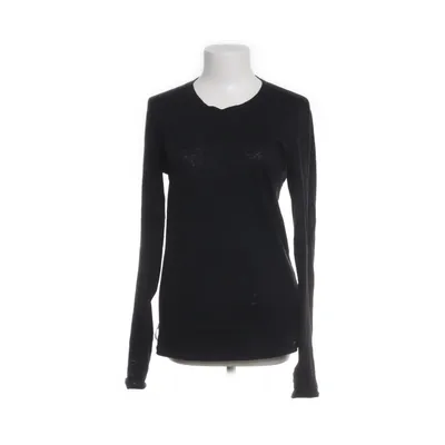 Lange mouwen shirt (Zwart) van Mikuta Katoen, Linnen