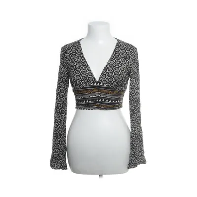 Crop top (Black, Multicolored) from Pull & Bear