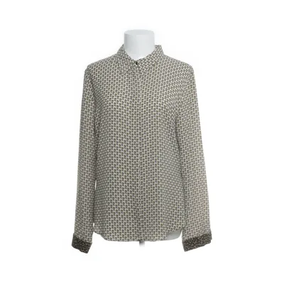 Blouse (White, Green) from Zara Basic