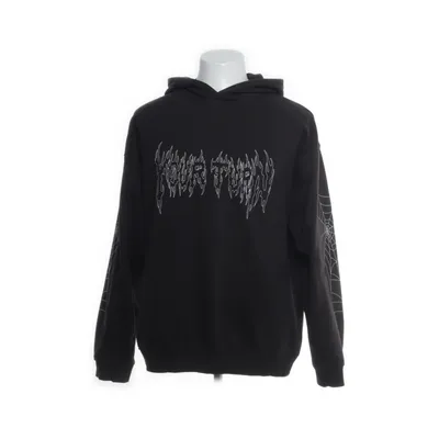 Hoodie (Black, White) from Yourturn Polyester, Recycled cotton