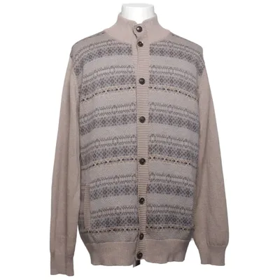 Strickjacke (Beige, Braun, Grau) von Hackett London Merinowolle