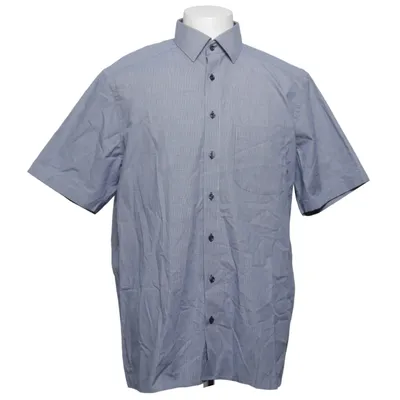 Kurzarmhemd (Blau, Weiß) von Royal class Baumwolle