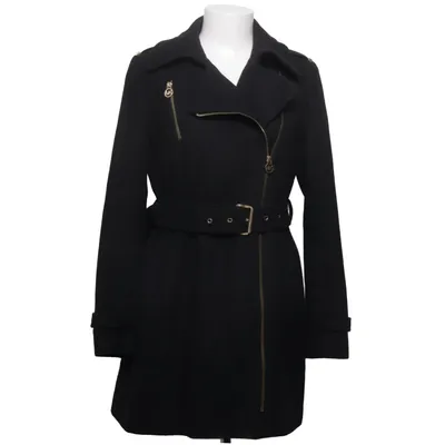 Jas (Zwart) van Michael Kors Polyester, Viscose, Wol