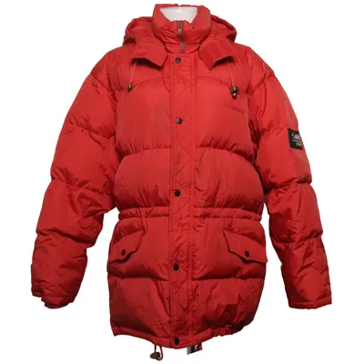 Dunjakke (Rød) fra Chinook Dun, Fjer, Polyester