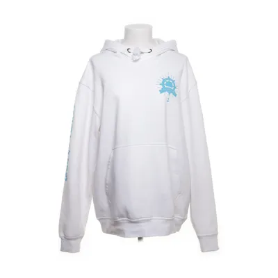 Huvtröja (Vit) från Clique Polyester, Bomull