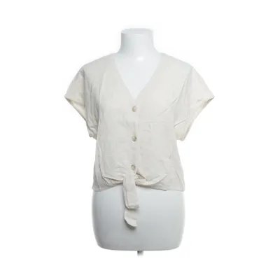 Crop top (Beige) from ONLY Blue Denim Linen, Viscose