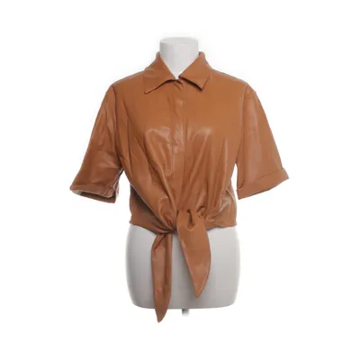 Korte mouwen shirt (Bruin) van Gina Tricot Polyester