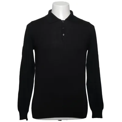 Rugby shirt (Zwart) van Cotton Belt Wol