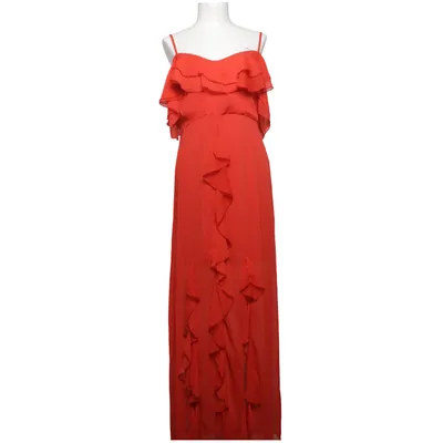 Robe longue (Rouge) de Boohoo Polyester