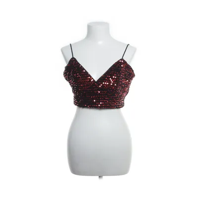 Crop top (Black, Red) from Shein Polyester