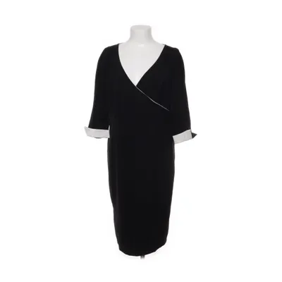 Dress (Black, White) from Singh Madan Polyester