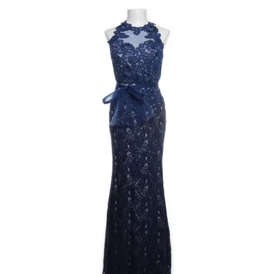 Robe de soirée (Bleu, Blanc) de Aspeed Polyester