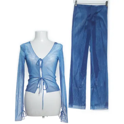 Set (Blauw) van Weekday Elastaan, Polyester