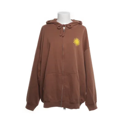 Hoodie (Brown) from Smiley x H&M Cotton, Polyester
