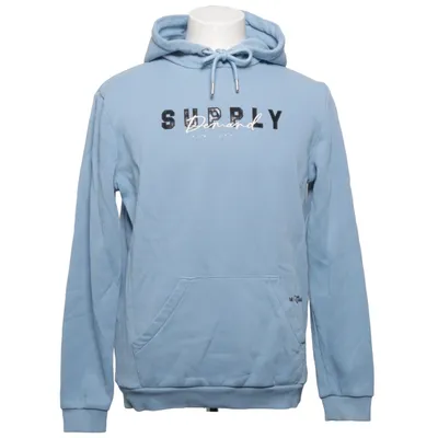 Hoodie (Blue) from Supply & Demand Cotton, Polyester