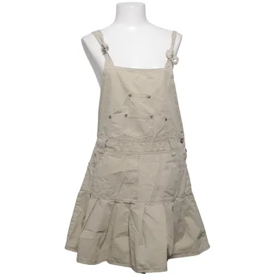Hängselklänning (Beige) från Flare Bomull