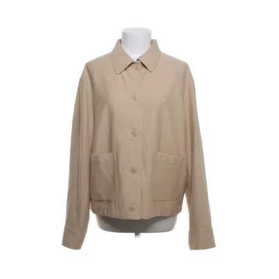Oberhemd (Beige) von Uniqlo Polyester, Elasthan, Baumwolle
