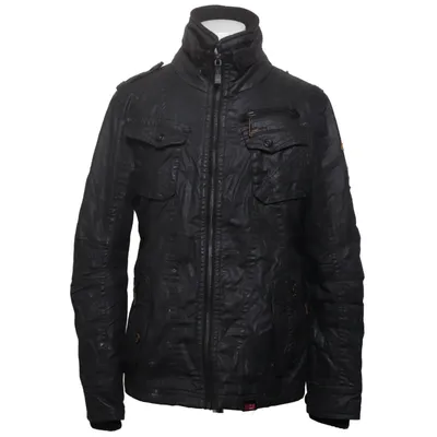 Jacket (Black) from Khujo Cotton, Polyamide, Polyester