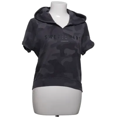 Kortärmad huvtröja (Grå) från Abercrombie & Fitch Bomull, Polyester