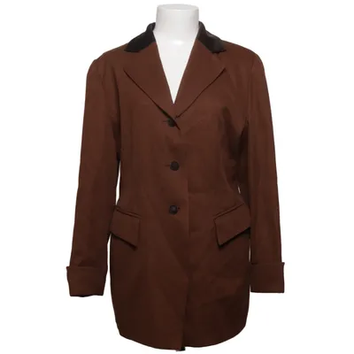 Blazer (Brown) from Highlands Acetate, Polyester, Viscose
