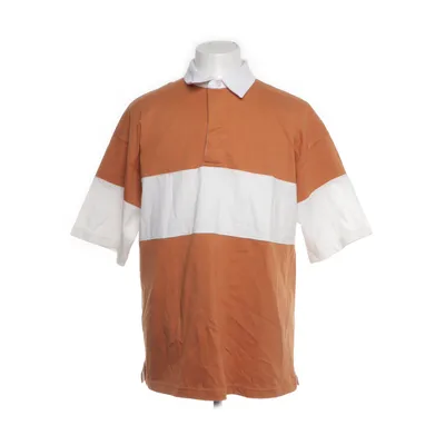 Polotrøje (Orange, Hvid) fra H&M Man Bomuld