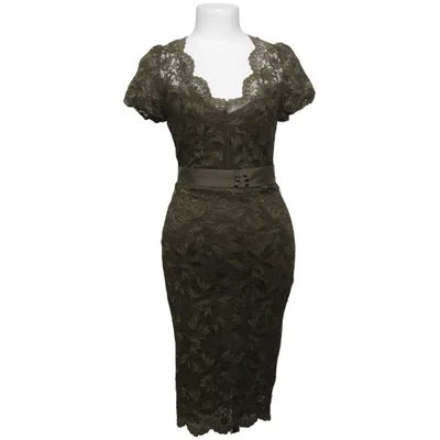 Kjole (Grøn) fra Guess Bomuld, Elastan, Polyamid, Viscose