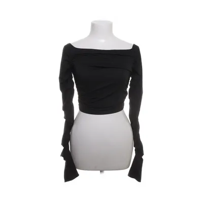 Crop top (Zwart) van Shein Polyester, Elastaan