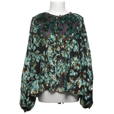 Bluse (Grün, Schwarz, Gold) von Stine Goya Polyamid, Polyester, Viskose