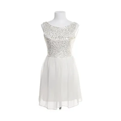 Jurk (Wit, Goud) van Elise Ryan Nylon, Polyester