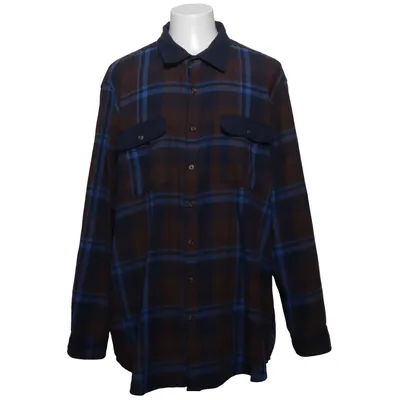 Flannel shirt (Blue, Brown) from Dressmann Cotton, Polyester