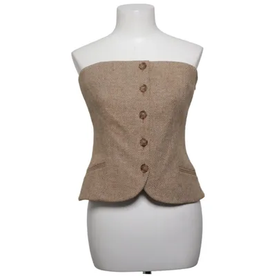 Tube top (Brown) from Sézane Viscose, Wool