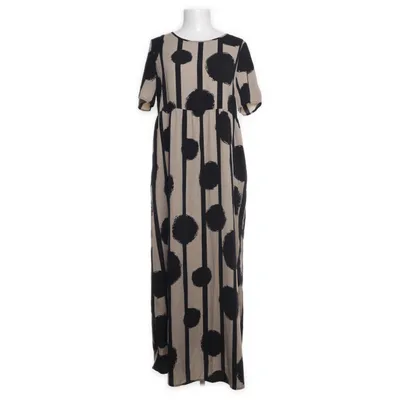 Maxi dress (Black, Beige) from Emery Rose Polyester