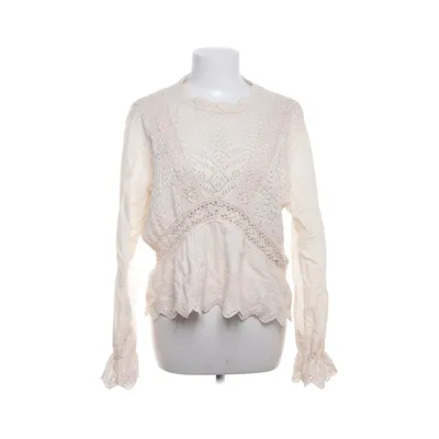 Blouse (Beige) van Zara Polyester, Katoen
