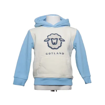 Capuchon sweater (Blauw, Wit) van Gotland Katoen, Polyester