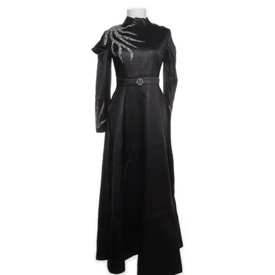 Aftenkjole (Sort) fra Missvalle Polyester, Bomuld
